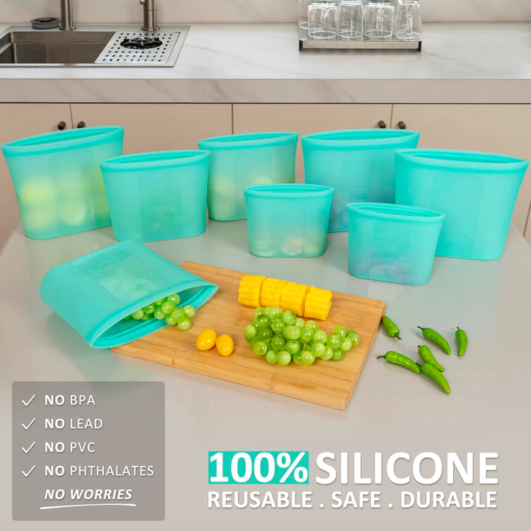 Reusable Food Bags (8 Count)