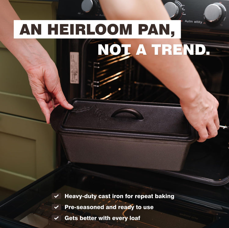 Cast Iron Bread Pan With Lid