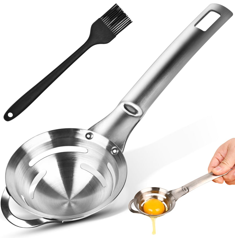 Stainless Steel Egg Yolk White Separator for Raw Eggs