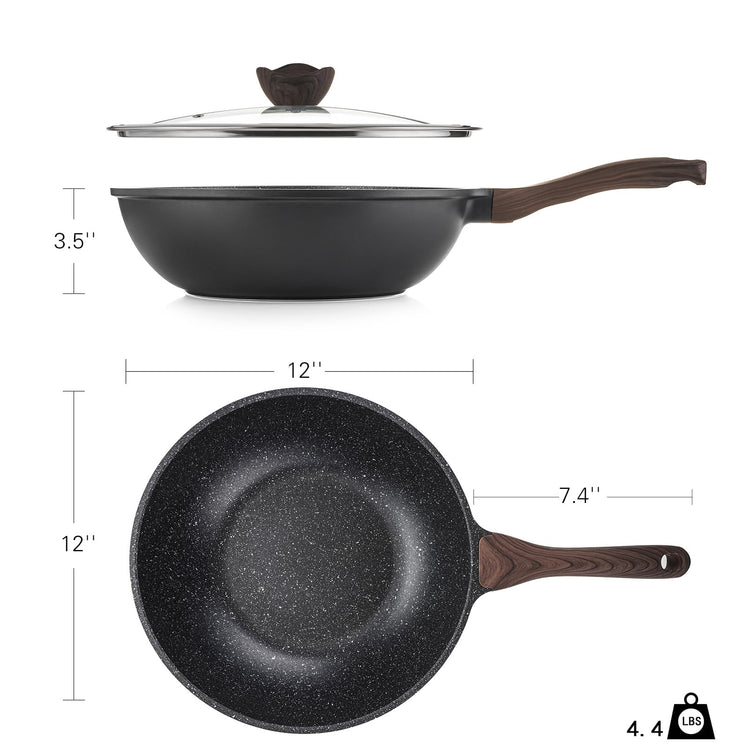 Nonstick Wok with Lid