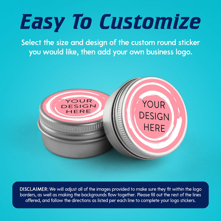 Custom Vinyl Stickers Your Image (100 Count)
