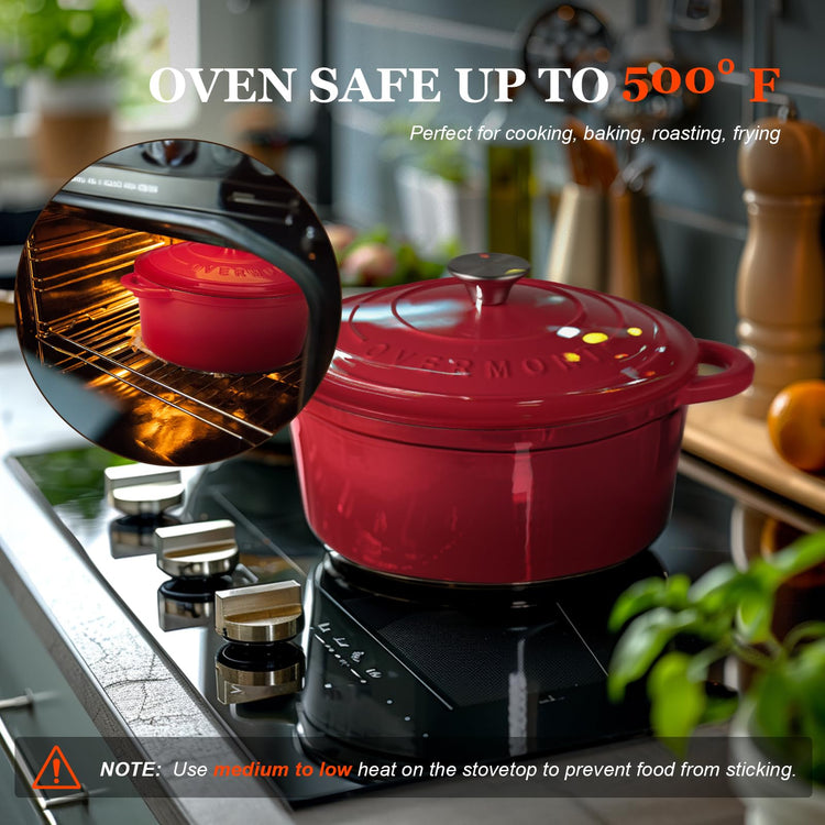 Enameled Cast Iron Dutch Oven