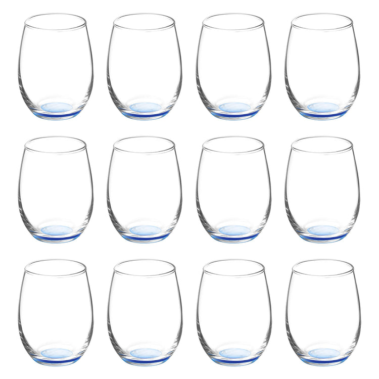 Stemless Wine Glasses by ARC 5.5 oz. Set of 12 (12 Count)