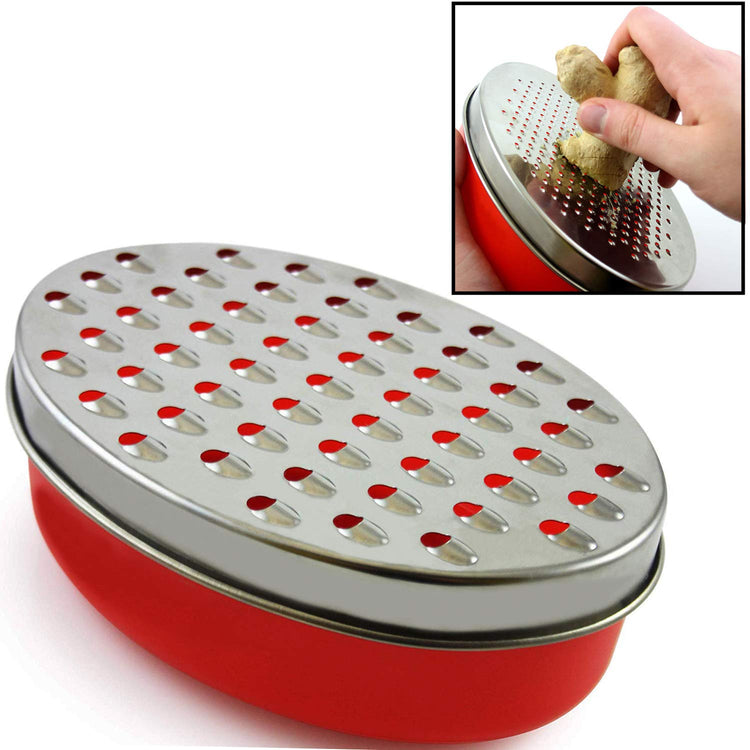 Cheese Grater Citrus Lemon Zester with Food Storage Container & Lid