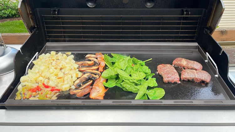 Full Size Griddle Insert for Weber Genesis II 400&LX 400 Series Gas Grills