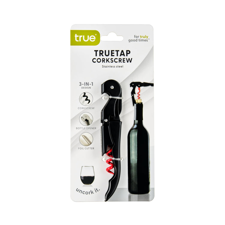 Truetap Double Hinged Waiter's Corkscrew Wine Opener