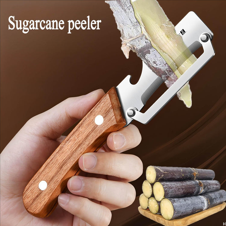 Vegetable Peeler Wooden Handle Sharp Stainless Steel Blade for Fruit