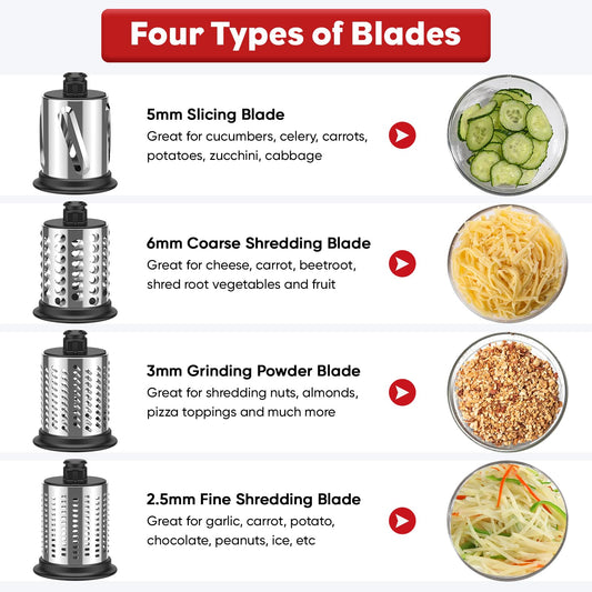 Stainless Steel Slicer Shredder Attachment for KitchenAid Mixer