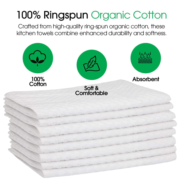 Premium Dish Towels for Kitchen (8 Count)
