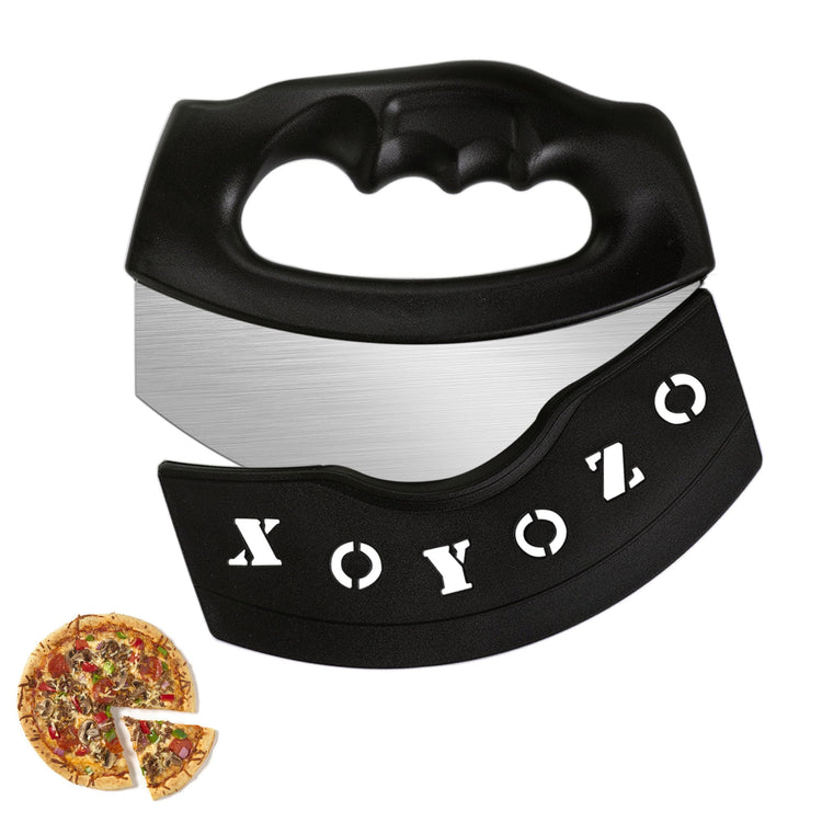 Pizza Cutter Salad Chopper Large Stainless Steel Blade with Cover