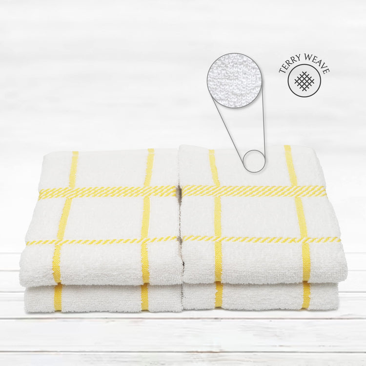 100% Cotton Terry Dish Towels (4 Count)