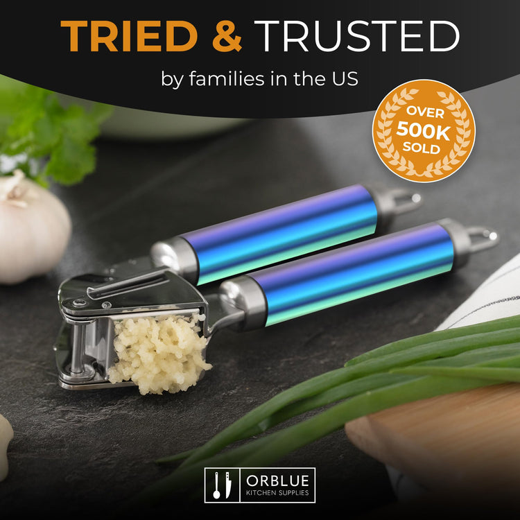Garlic Press and Peeler Set