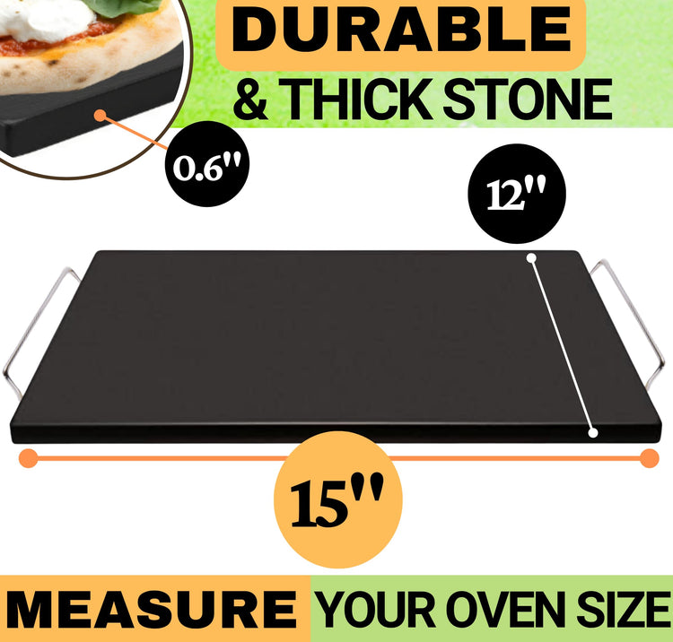 Easy Clean Non Stick Ceramic Pizza Stone