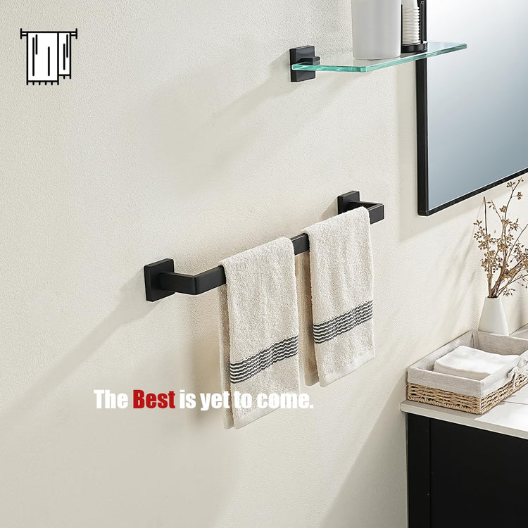 Black Towel Bar