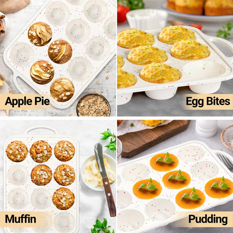 Silicone Muffin Pan with Metal Frame