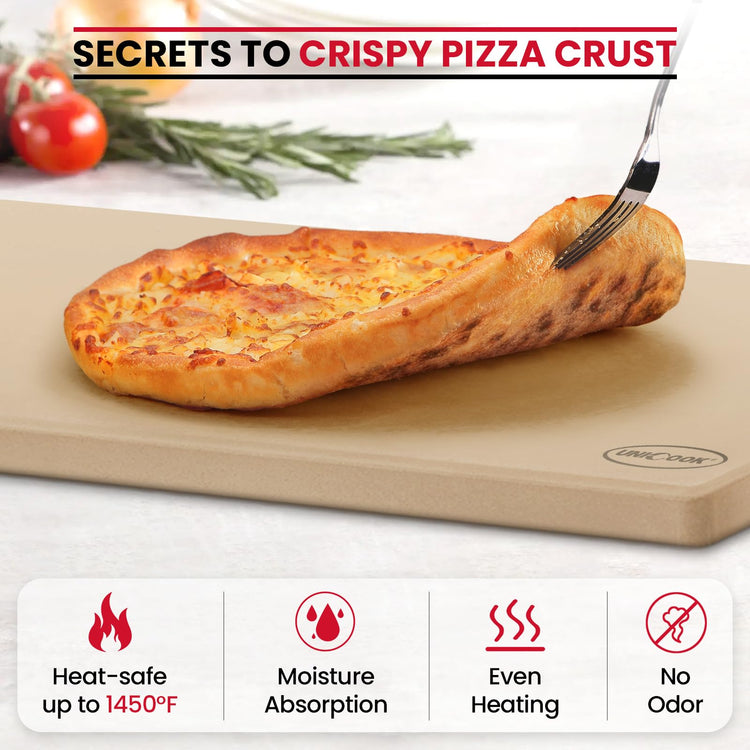 22 x 14 Inch Extra Large Pizza Stone for Oven and Grill