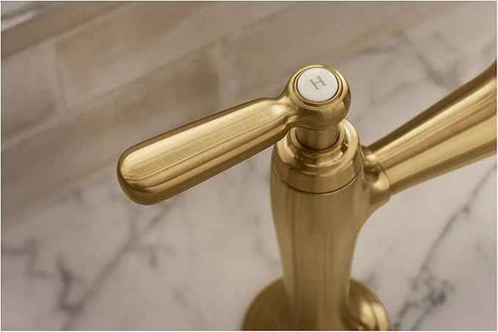 Kohler K28356-BL Edalyn by Studio McGee 1.5 GPM Widespread Bridge Kitchen Faucet - Includes Side Spray Matte Black
