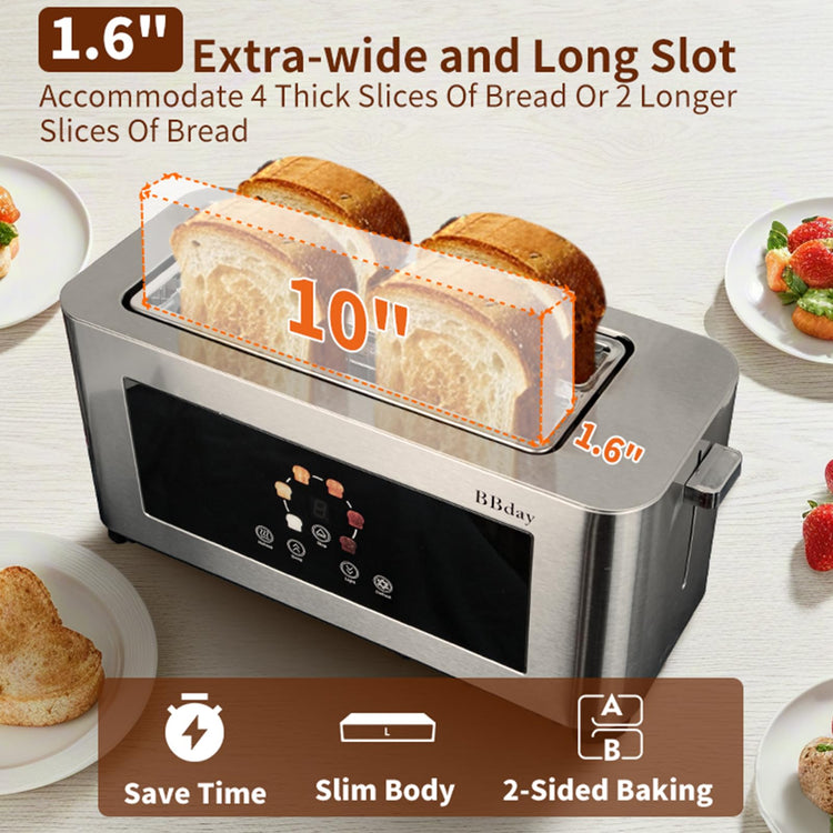 Touch Screen Smart Toaster 4 Slice
