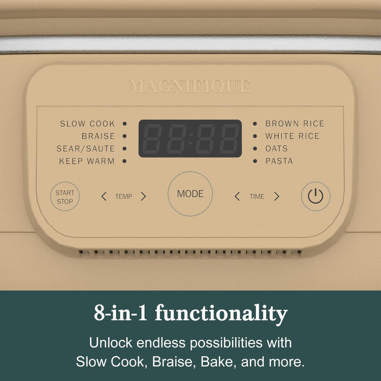 4 Quart Programmable Slow Cooker with Flexible Easy Programming