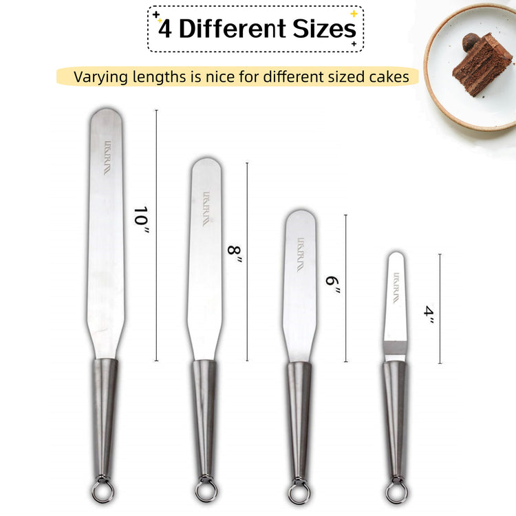 Cake Frosting Spatula Set (4 Count)