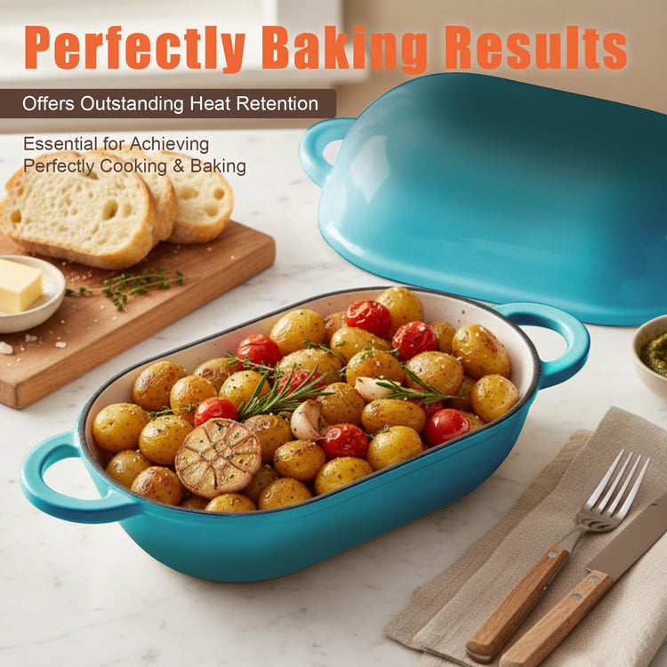 5 QT Enameled Cast Iron Sourdough Bread Oven