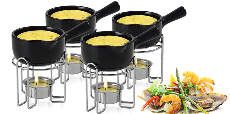 Butter Warmer with Handle for Seafood Set of 4
