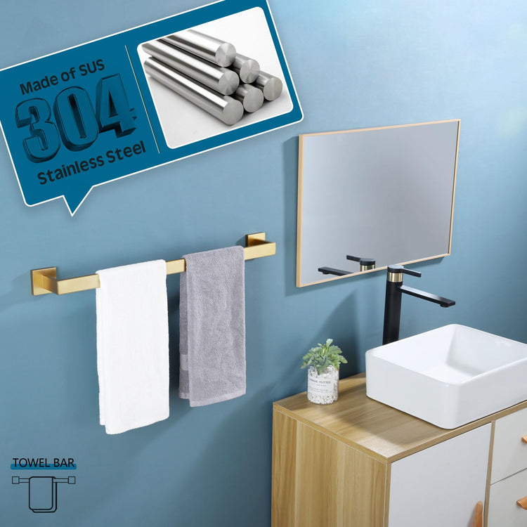 24 Inch Single Towel Bar