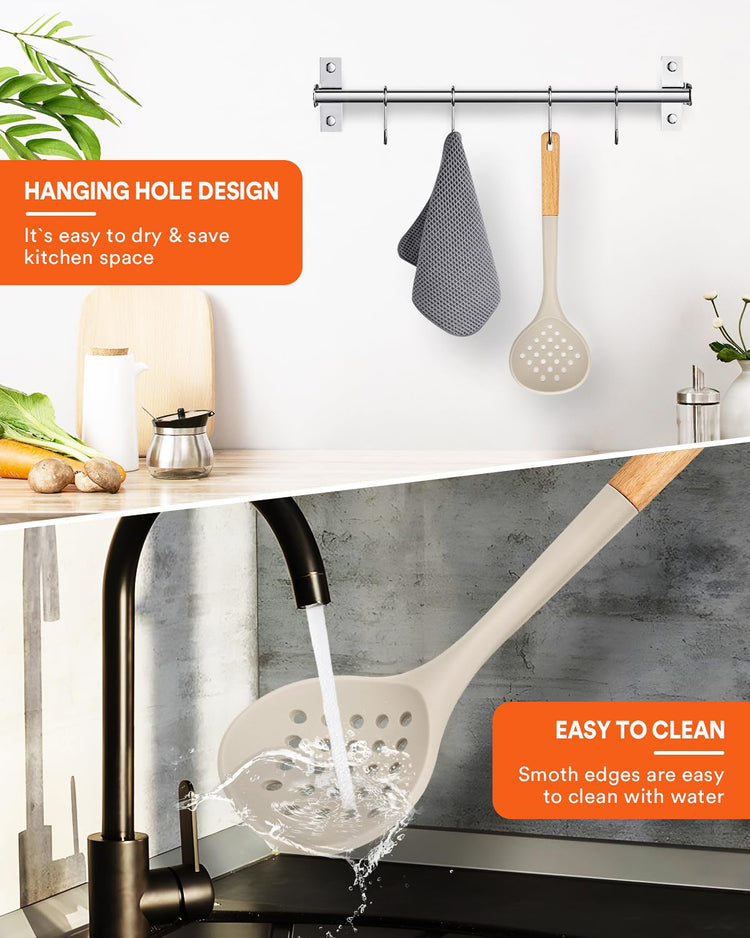 Silicone Kitchen Ladle Strainer