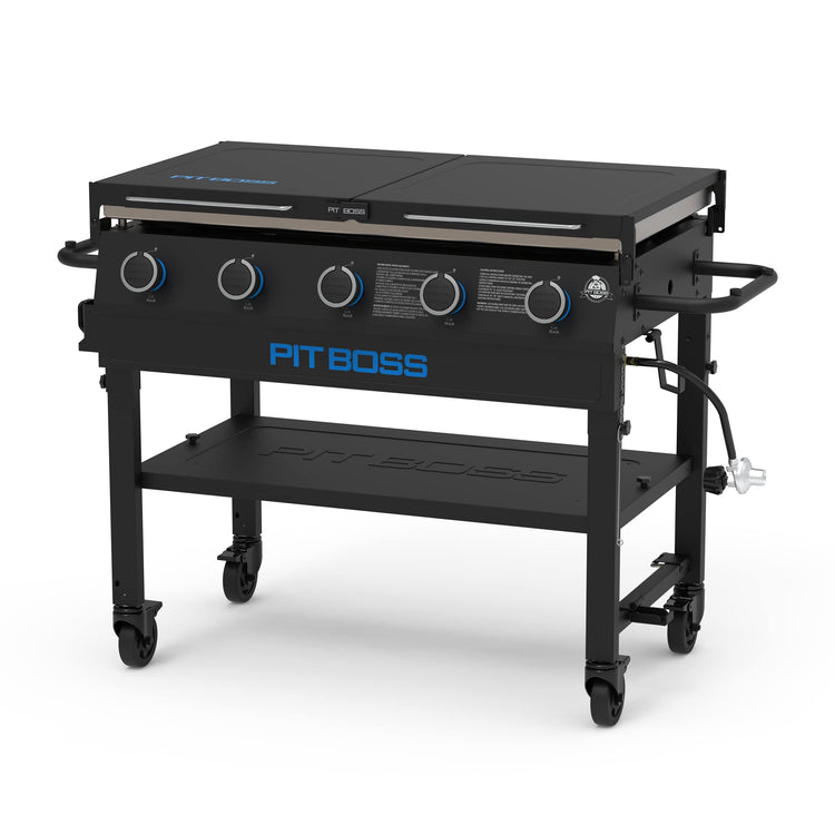 11004 5 Burner with Folding Shelves Griddle