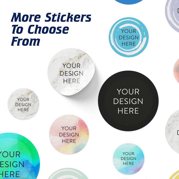 Custom Vinyl Stickers Your Image (100 Count)