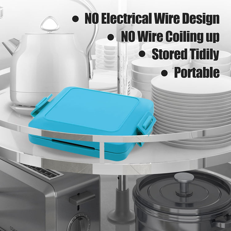2-in-1 Microwave Sandwich Maker & Waffle Maker, Microwave Grill