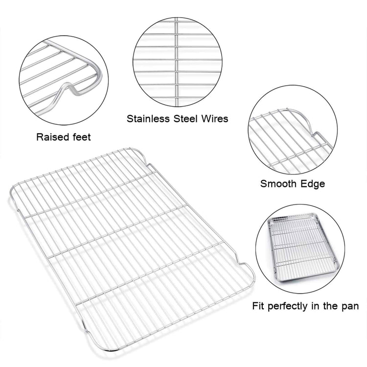 Baking Sheet with Cooling Rack Set