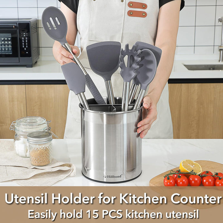 Extra Large Kitchen Utensil Holder for Countertop