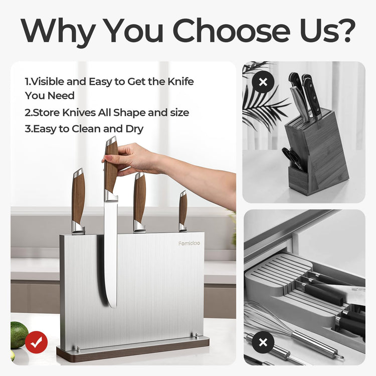 Magnetic Knife Block