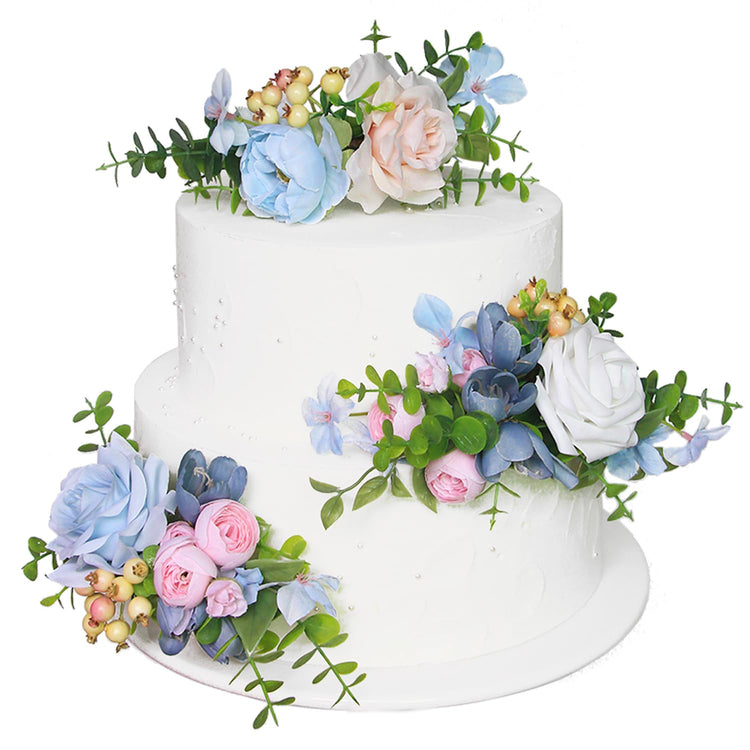 3Pcs Premade Cake Flowers (3 Count)