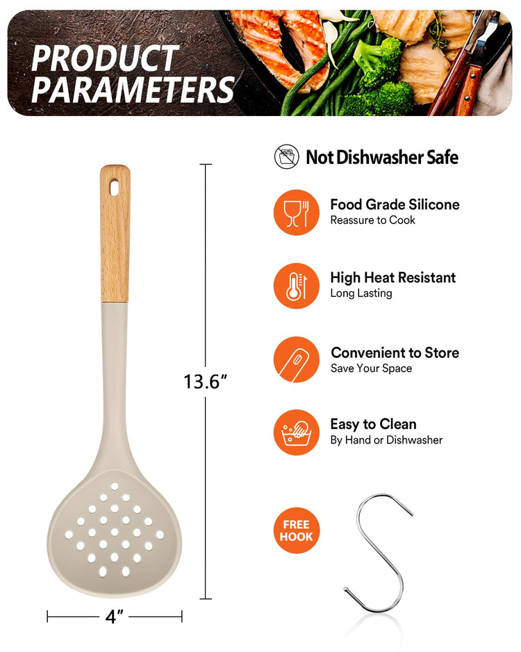 Silicone Kitchen Ladle Strainer