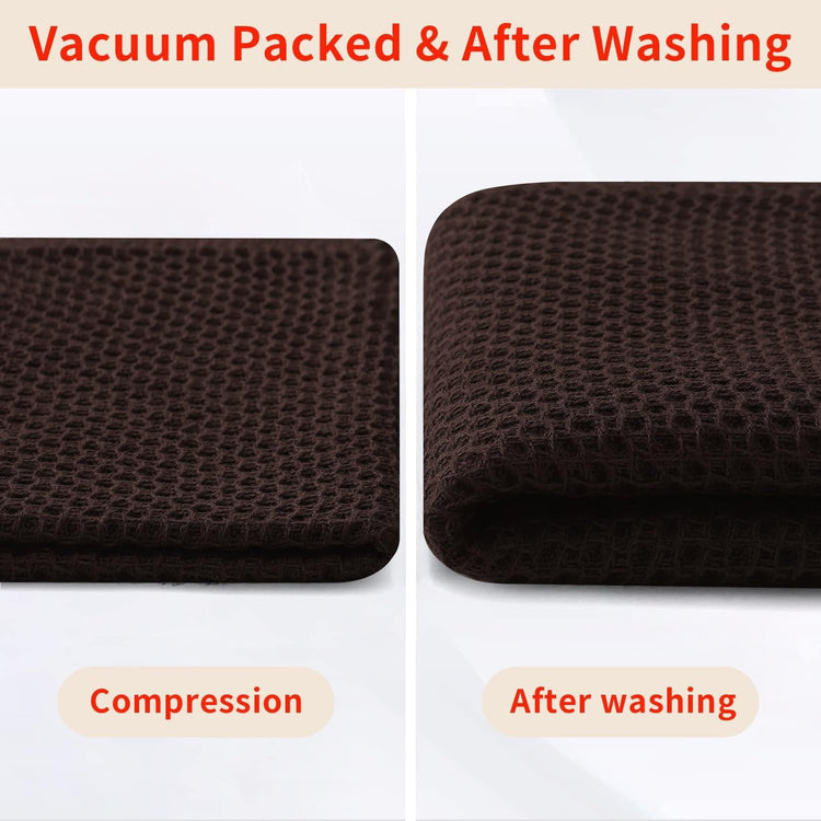 100% Cotton Waffle Weave Kitchen Dish Cloths 6 (6 Count)