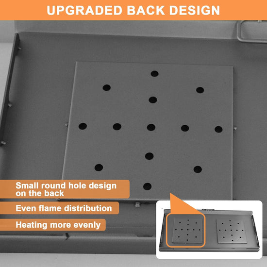 Flat Top Griddle for Camp Chef 2 Burner Stove EX60P EX60LW TB90 GB90D SPG90B TB90LWG StoveTop Parts for 16" & 14" Cooking Systems, 14" x 32" Camp Stove Griddle for Camp Chef Accessories, 1PC - Nestoria