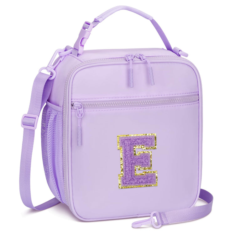Initial Insulated Lunch Bag for Girls Kids