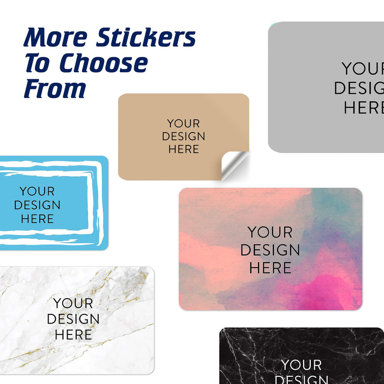 100 Custom Vinyl Stickers (100 Count)