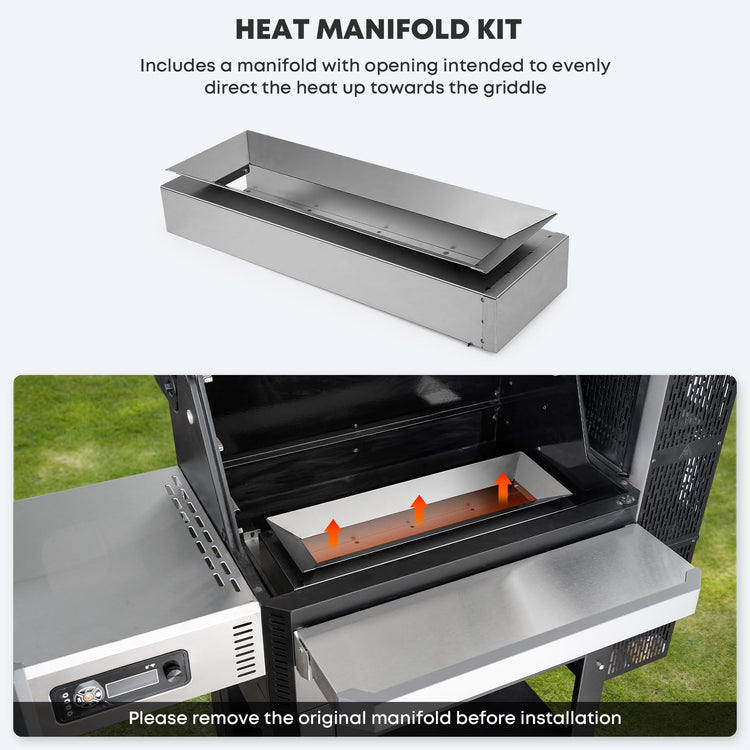 Griddle Insert with Manifold Kit for Masterbuilt Gravity 1050