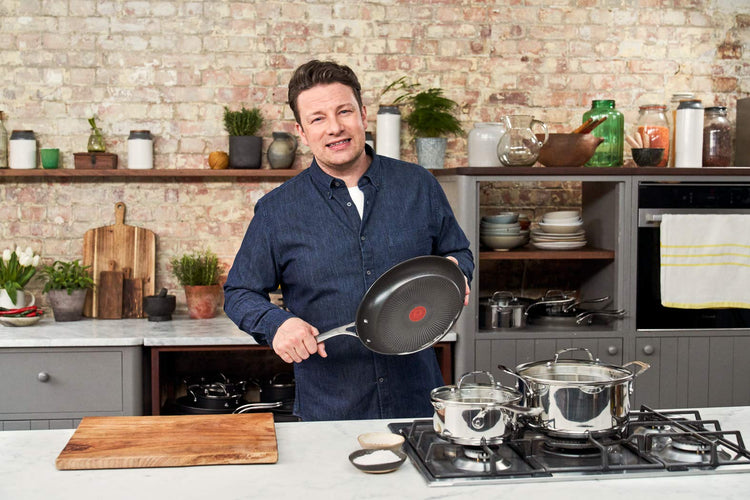 x Jamie Oliver Nonstick Coated Stainless Steel Pans 8" (3 Count)