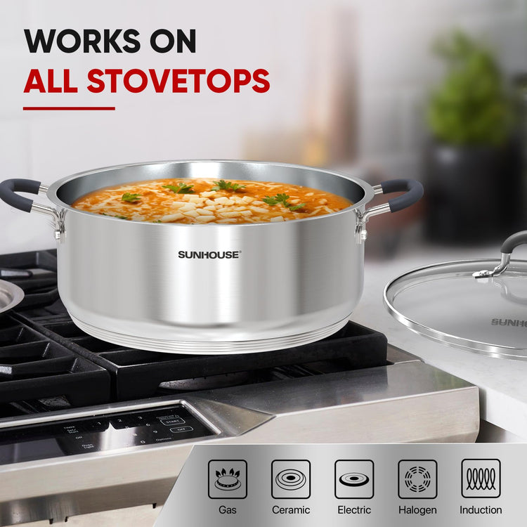 2 Tier Stainless Steel Steamer Pots