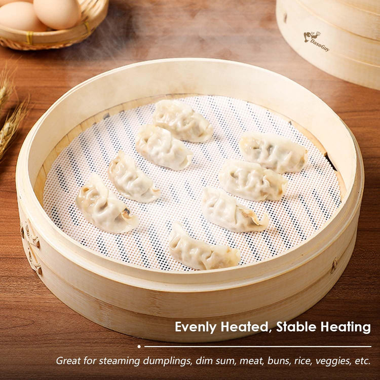 Bamboo Steamer Silicone Liners 10 (6 Count)