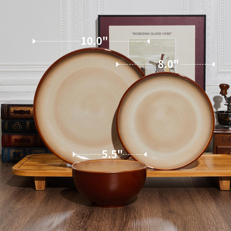 Stoneware Dinnerware Sets for 4