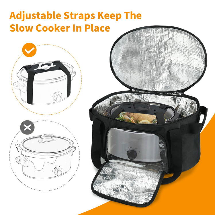 Slow Cooker Carrying Bag Compatible with 6