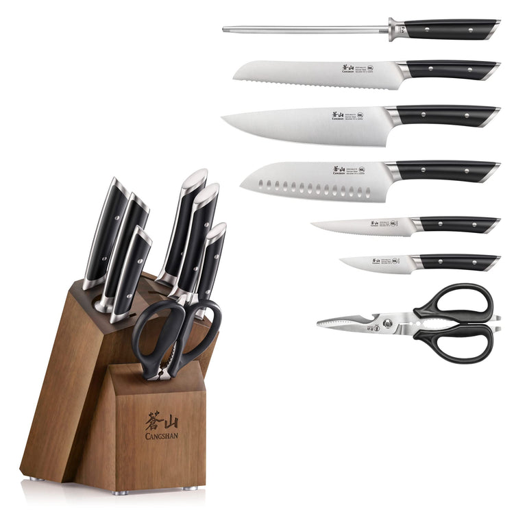 HELENA Series German Steel Forged Knife Block Set