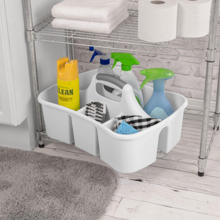 Divided Ultra Caddy Storage Organizer for Bathroom (6 Count)