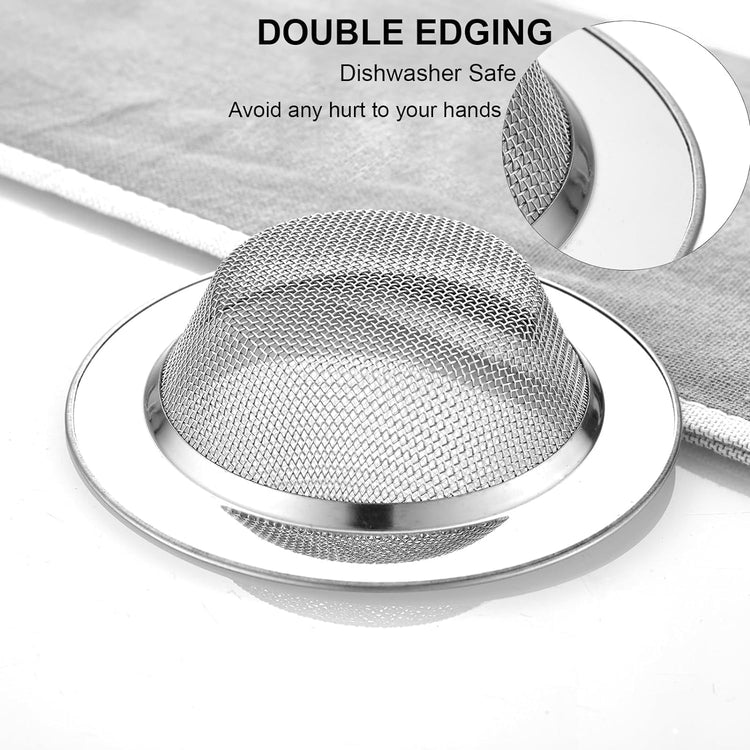2 PCS Kitchen Sink Strainer Stainless Steel (2 Count)