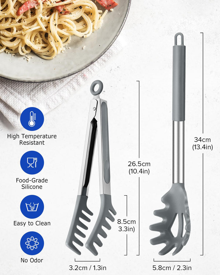 Spaghetti Spoon and Pasta Tong